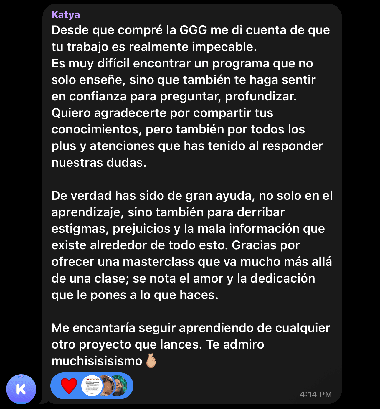 Testimonio